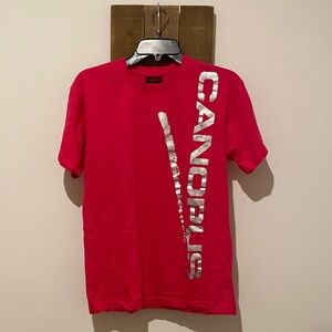 Women's Red Short Sleeve Tee